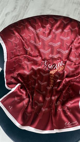 BORDO GOYARD VUAL İPEK ŞAL 