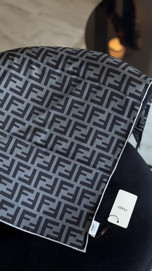 F DESEN TWİL / GRİ EŞARP