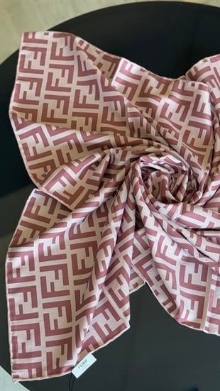 F DESEN TWİL / PUDRA GEÇİŞLİ EŞARP