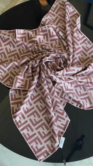 F DESEN TWİL / PUDRA GEÇİŞLİ EŞARP