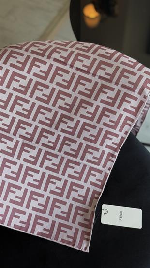 F DESEN TWİL / PUDRA GEÇİŞLİ EŞARP