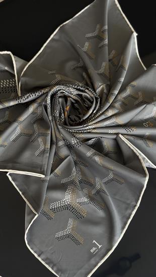 GRİ GOYARD TWİL EŞARP