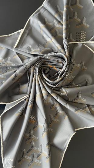 GRİ GOYARD TWİL EŞARP