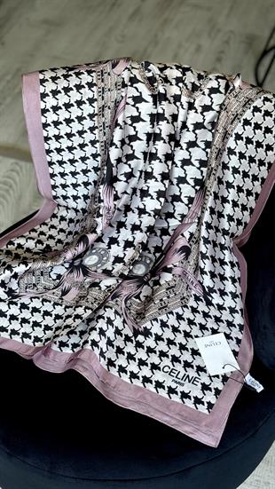 GÜL KURUSU GEÇİŞLİ VUAL İPEK ŞAL
