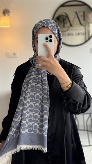 İNDİGO KAŞMİR / YÜN İPEK ŞAL 