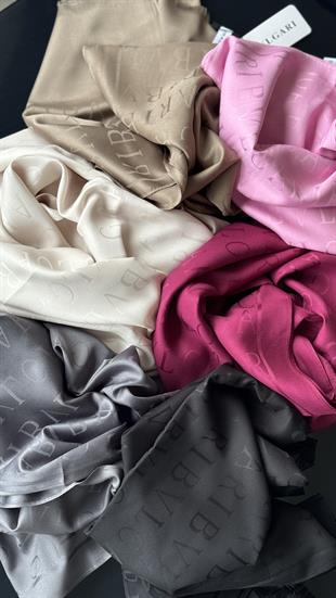 İPEK / PAMUK VİŞNE RENK ŞAL