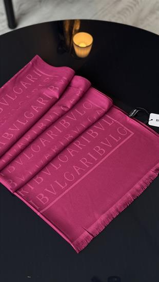 İPEK / PAMUK VİŞNE RENK ŞAL