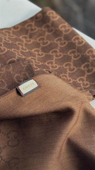 KAHVE G YÜN İPEK ŞAL