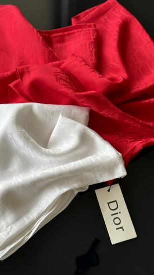 KIRMIZI D İPEK PAMUK EŞARP