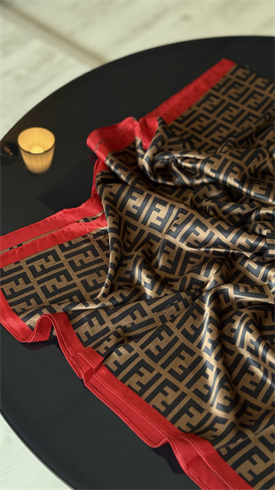 KIRMIZI GEÇİŞLİ F VUAL İPEK ŞAL 