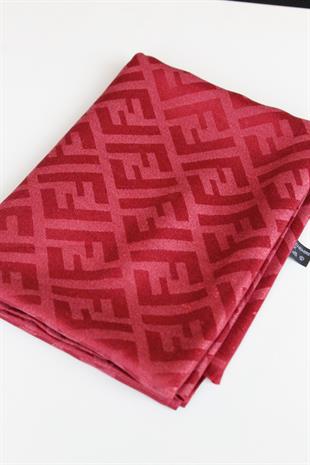 KIRMIZI / SİMLİ İPEK ŞAL