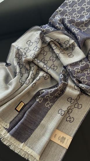 KOT MAVİ G YÜN İPEK ŞAL