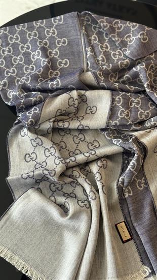 KOT MAVİ G YÜN İPEK ŞAL