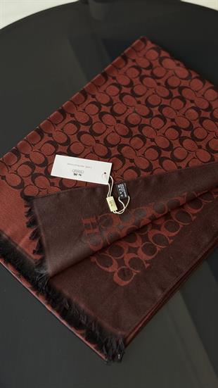 KOYU BORDO KAŞMİR / YÜN İPEK ŞAL 