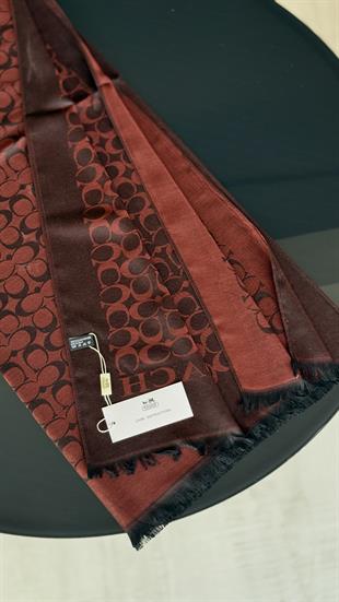 KOYU BORDO KAŞMİR / YÜN İPEK ŞAL 