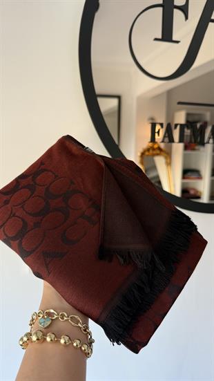 KOYU BORDO KAŞMİR / YÜN İPEK ŞAL 