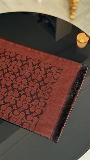 KOYU BORDO KAŞMİR / YÜN İPEK ŞAL 
