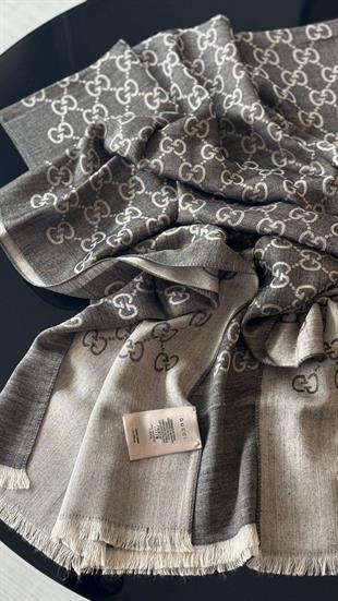 KOYU GRİ G YÜN İPEK ŞAL