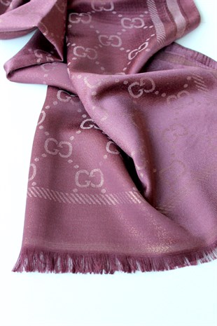 KOYU GÜL KURUSU / SİMLİ İPEK ŞAL