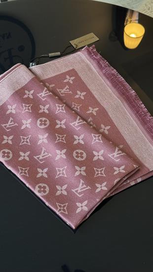 KOYU GÜL KURUSU SİMLİ İPEK ŞAL