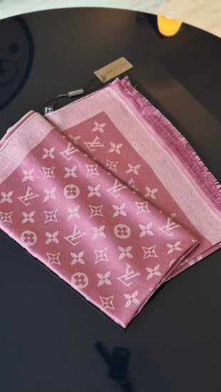 KOYU GÜL KURUSU SİMLİ İPEK ŞAL