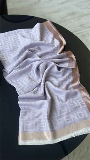 SOFT LİLA İNCE YÜN İPEK ŞAL