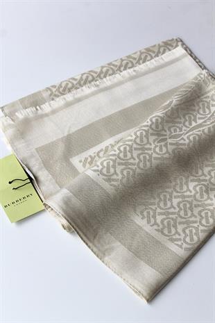 KREM /SİMLİ B İPEK / PAMUK ŞAL