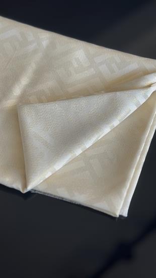 KREM / SİMLİ İPEK ŞAL