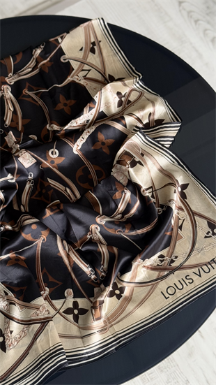 KREM / SİYAH VUAL İPEK ŞAL