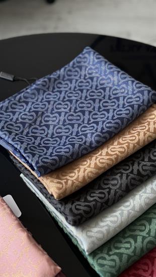 LACİVERT B İPEK / PAMUK ŞAL