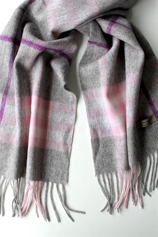 LİLA / GRİ B OMUZ ŞALI