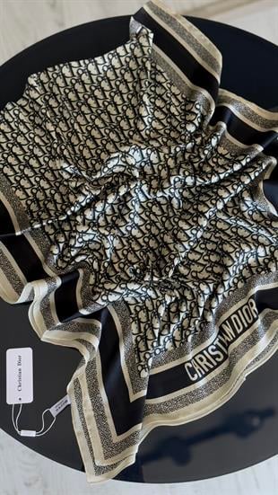 NEW BEJ SİYAH VUAL ŞAL 