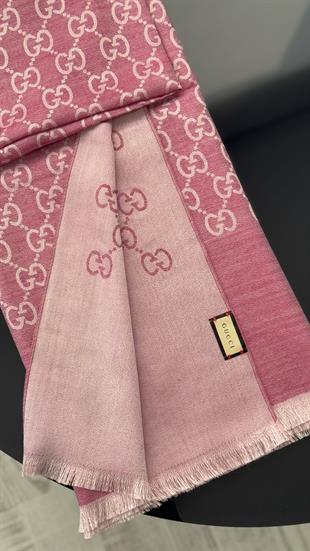 NEW ! PEMBE G YÜN İPEK ŞAL