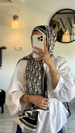 NEW SİYAH / BEYAZ VUAL ŞAL 