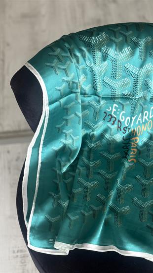 PETROL YEŞİL GOYARD VUAL İPEK ŞAL 
