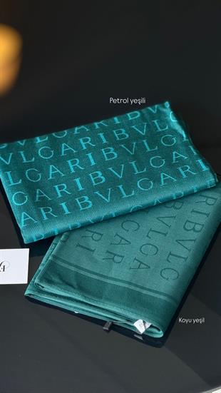 PETROL YEŞİLİ ÇİFT YÖNLÜ KAŞMİR / YÜN ŞAL