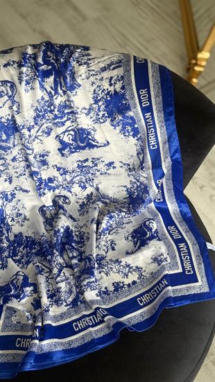 SAKS / BEYAZ VUAL İPEK ŞAL