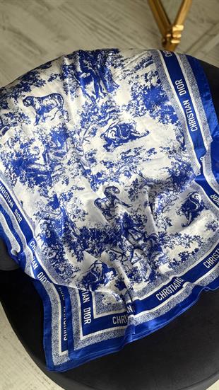 SAKS / BEYAZ VUAL İPEK ŞAL