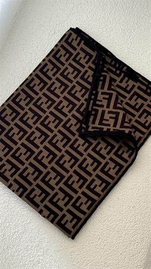 SİYAH GEÇİŞLİ SAF KAŞMİR ŞAL 