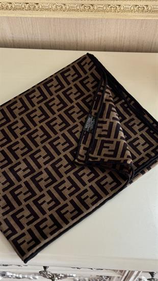 SİYAH GEÇİŞLİ SAF KAŞMİR ŞAL 