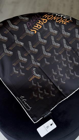 SİYAH GOYARD TWİL EŞARP