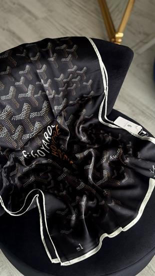 SİYAH GOYARD VUAL İPEK ŞAL 