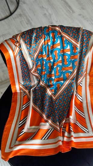 TURUNCU / SAX VUAL İPEK ŞAL