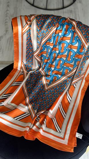 TURUNCU / SAX VUAL İPEK ŞAL