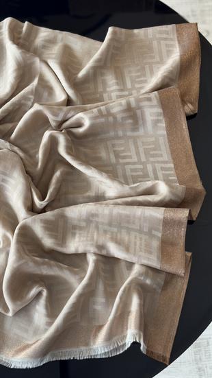 VİZON İNCE YÜN İPEK ŞAL