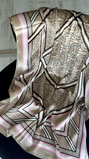 VİZON / PUDRA VUAL İPEK ŞAL