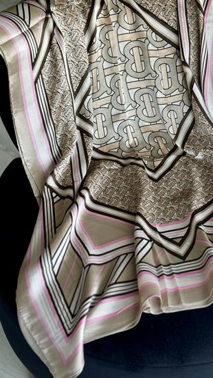 VİZON / PUDRA VUAL İPEK ŞAL