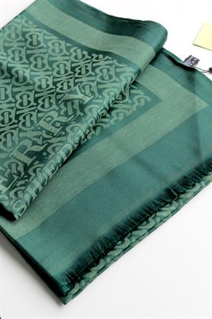 YEŞİL / SİMLİ B İPEK / PAMUK ŞAL