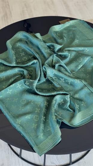 YEŞİL SİMLİ İPEK ŞAL