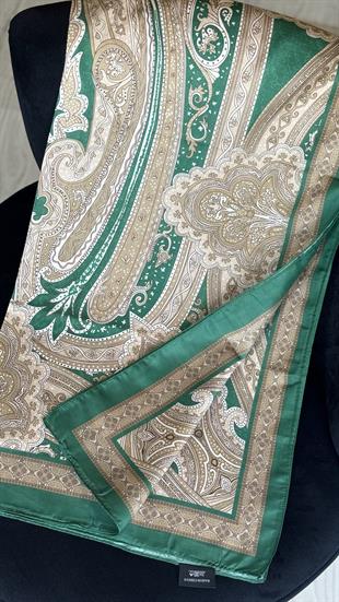 ZÜMRÜT / ETNİK DESEN PAMUK ŞAL